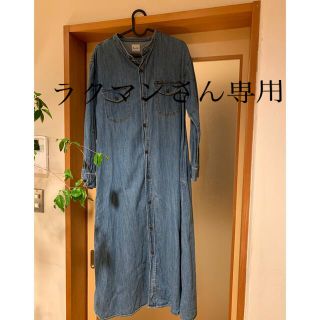 人気✨SHIPS any 別注 lee デニムロングワンピース マキシ丈 完売品