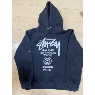 ステューシー(STUSSY)の最終値下げ　ストゥーシー　ビックロゴパーカー　Ｌ(パーカー)