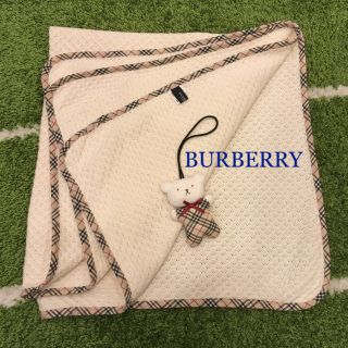 バーバリー(BURBERRY)のメリーさま専用★美品★BURBERRY コットンマルチケット アフガン おまけ付(おくるみ/ブランケット)