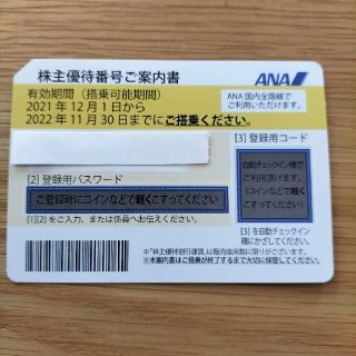 エーエヌエー(ゼンニッポンクウユ)(ANA(全日本空輸))のANA 株主優待券(その他)