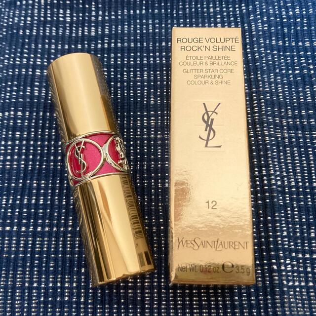 Yves Saint Laurent Beaute(イヴサンローランボーテ)の◆イブサンローランYSL  ルージュ　ヴォリュプテ　シャイン　限定色No.107 コスメ/美容のベースメイク/化粧品(口紅)の商品写真