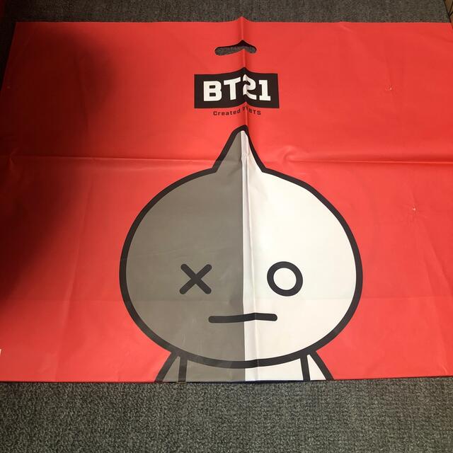 防弾少年団(BTS)(ボウダンショウネンダン)のBT21 LINE FRIENDS ショッパー エンタメ/ホビーのCD(K-POP/アジア)の商品写真