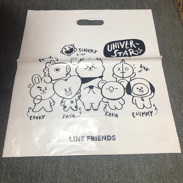 防弾少年団(BTS)(ボウダンショウネンダン)のBT21 LINE FRIENDS ショッパー エンタメ/ホビーのCD(K-POP/アジア)の商品写真