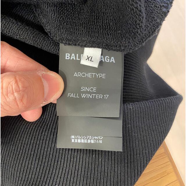 Balenciaga パーカー XLサイズの通販 by s shop｜バレンシアガならラクマ - BALENCIAGA バレンシアガ バックロゴ 得価最新作