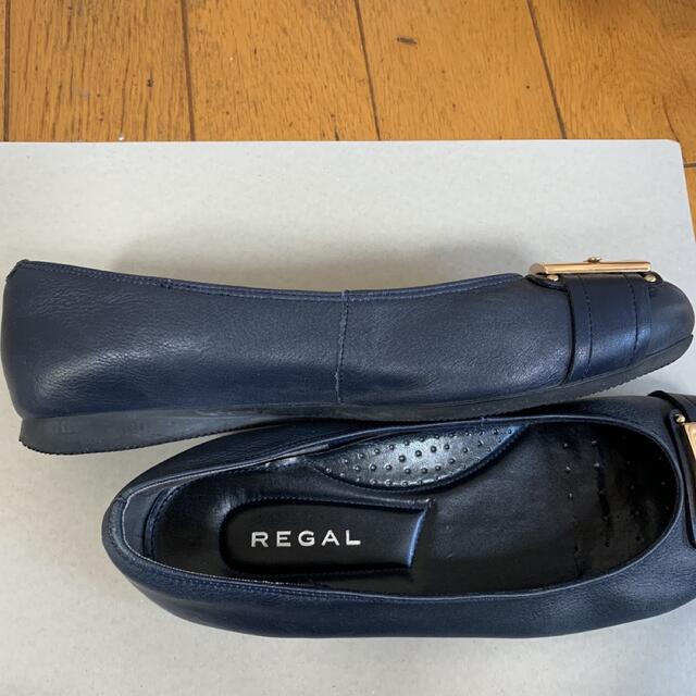 REGAL(リーガル)のリーガル　REGAL パンプス　24㎝　紺色 レディースの靴/シューズ(ハイヒール/パンプス)の商品写真