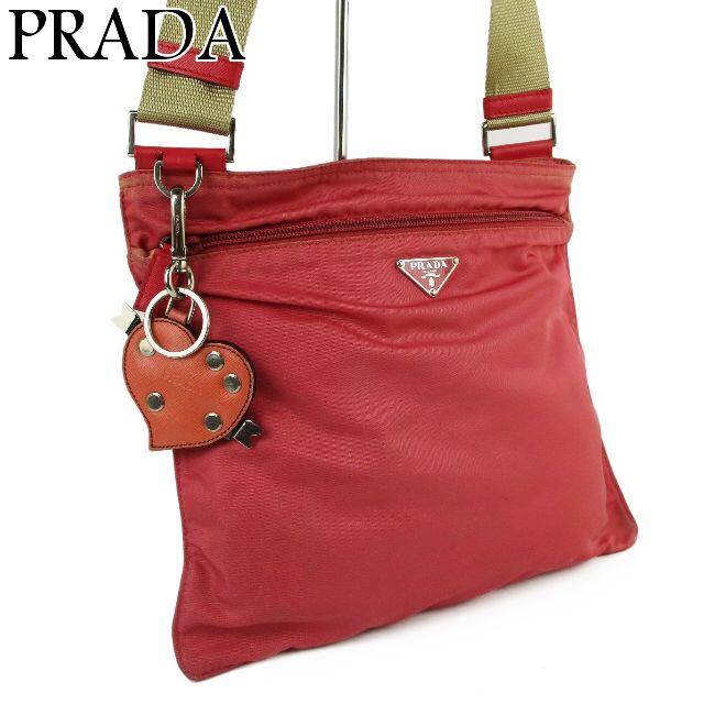 最終値下げ PRADA ギャザー ピンク レディース バッグ ナイロン