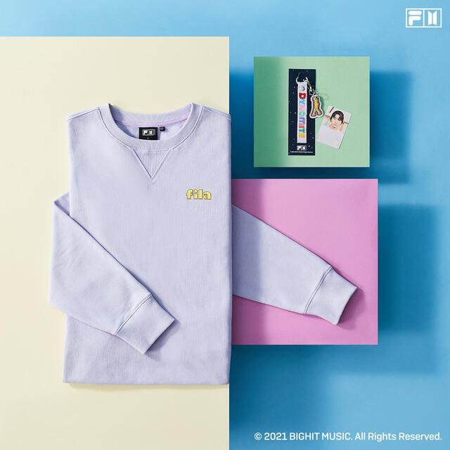 FILA(フィラ)のfila×dynamite ジョングクモデル Lサイズ レディースのトップス(トレーナー/スウェット)の商品写真