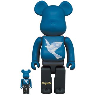 メディコムトイ(MEDICOM TOY)のBE@RBRICK Rene Magritte 100％&400％(キャラクターグッズ)