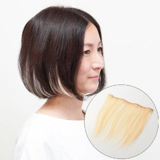 ギンカウィンカ ヘアーエクステンション ワイドパネルヘアー(ショートストレート)