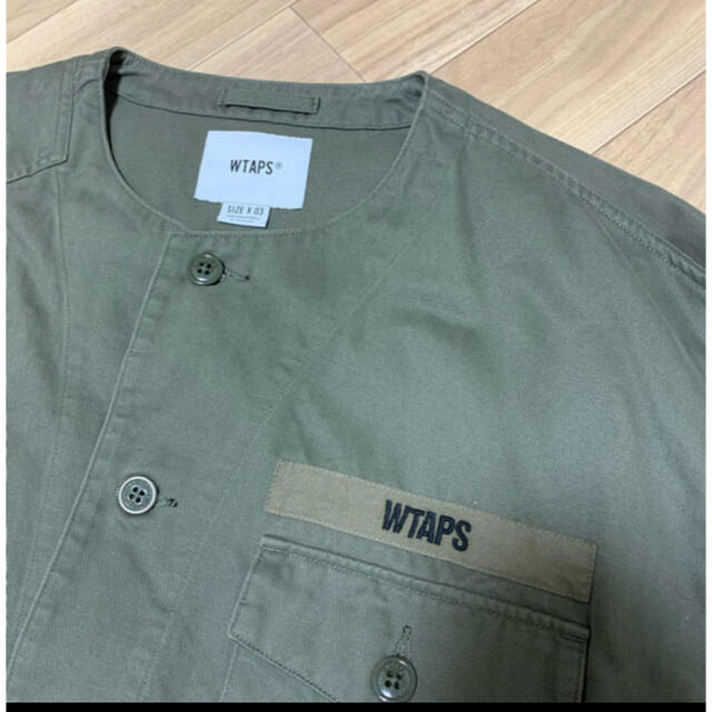 W)taps(ダブルタップス)のwtaps scout ls  shirt cotton twill L 03 メンズのジャケット/アウター(ミリタリージャケット)の商品写真
