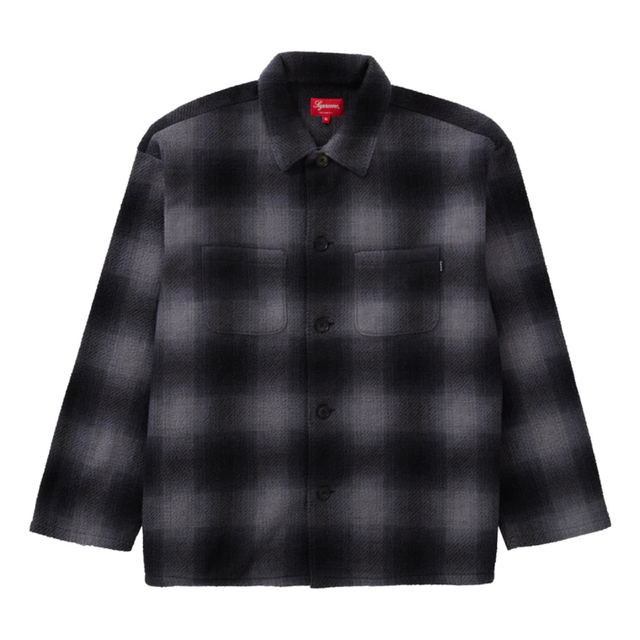 在庫僅少】 supreme - Supreme 20aw Shirt Fleece Plaid Shadow