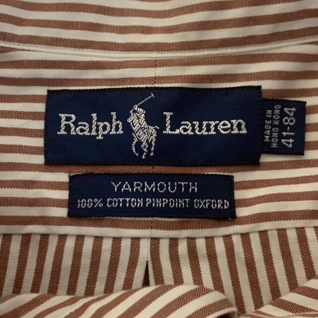 Ralph Lauren(ラルフローレン)の【Ralph Lauren】90s『YARMOUTH』ストライプシャツ 古着 メンズのトップス(シャツ)の商品写真