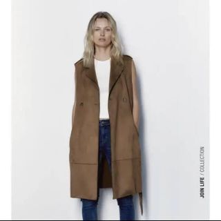 ザラ(ZARA)のZARAスエード風ベスト(ベスト/ジレ)