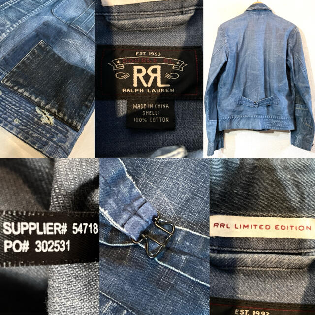 RRL(ダブルアールエル)のRRL★デニムジャケット★限定モデル★リミテッド★ダブルアールエル★針バックル メンズのジャケット/アウター(Gジャン/デニムジャケット)の商品写真