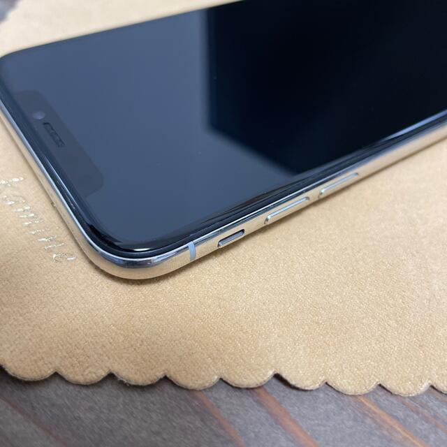 iPhoneX 64G シルバー - 5