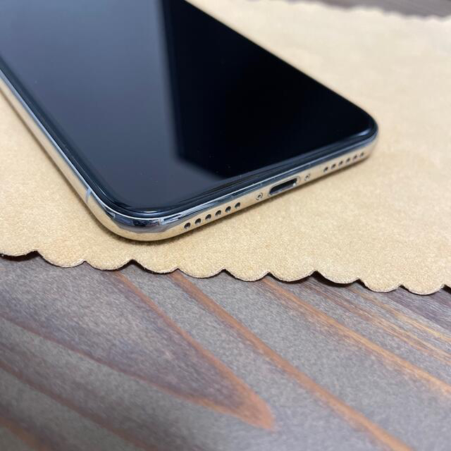 iPhoneX 64G シルバー - 6