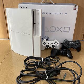 PlayStation3 - ソニー PS3 本体&付属品 CECHL00 CW 80GBの通販 by