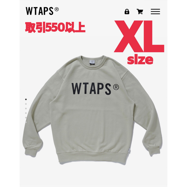 WTAPS 21FW WTVUA SWEAT SAND BEIGE XLサイズ-