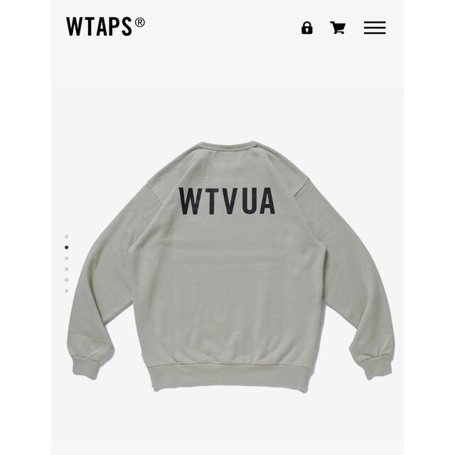 W)taps(ダブルタップス)のWTAPS 21FW WTVUA SWEAT SAND BEIGE XLサイズ メンズのトップス(スウェット)の商品写真