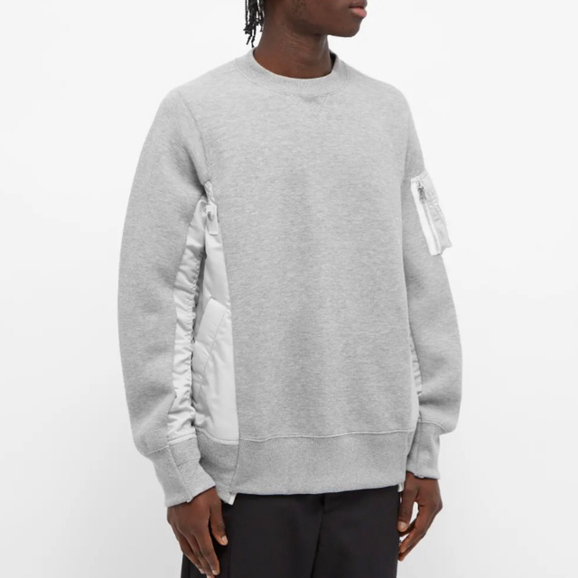 Sacai sponge sweat MA-1 pullover サイズ2メンズ