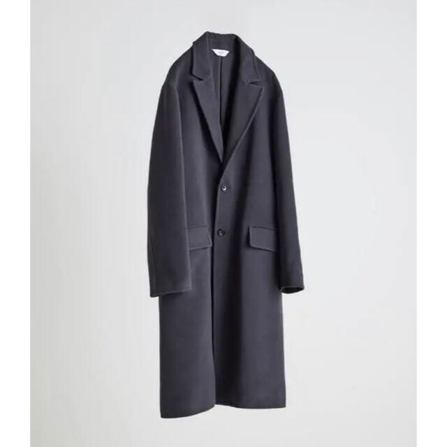 【WYM LIDNM】PE MELTON CHESTER COAT リドム　S メンズのジャケット/アウター(チェスターコート)の商品写真