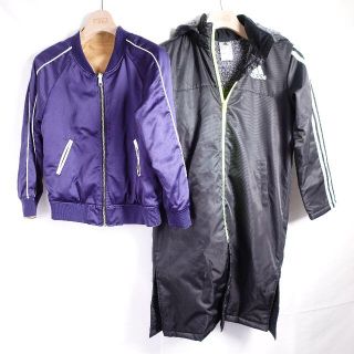 アディダス(adidas)のadidas/RIGHT-ON　ベンチコート/リバーシブルジャケット　キッズ(ジャケット/上着)