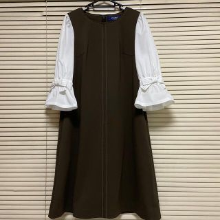 エムズグレイシー(M'S GRACY)の美品❗️エムズグレイシー　ワンピース　38(ひざ丈ワンピース)