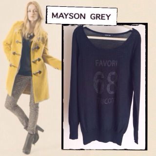 メイソングレイ(MAYSON GREY)のM.GREY Noモチーフニット★送料込(ニット/セーター)