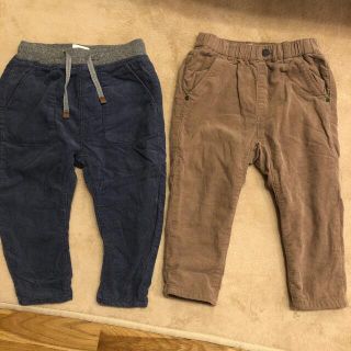 ザラキッズ(ZARA KIDS)のZARA Baby boy９２センチコーデュロイのパンツ2本セット(パンツ/スパッツ)