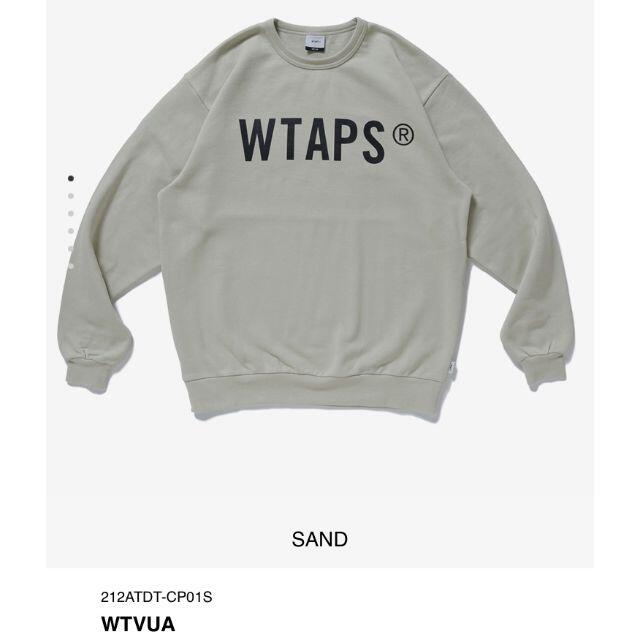 WTAPS 21AW SCREEN WTVUA CREW SWEAT bluck