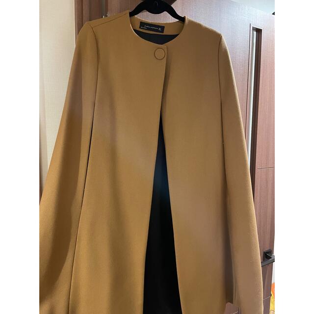 zara   ケープコート　　キャメル　sサイズ