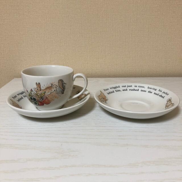 WEDGWOOD(ウェッジウッド)のウェッジウッド  ピーターラビット　カップ＆ソーサー インテリア/住まい/日用品のキッチン/食器(食器)の商品写真