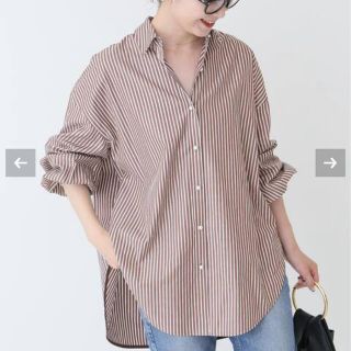 スピックアンドスパン(Spick & Span)の完売　2021AW Spick & Span  パールボタンオーバーシャツ(シャツ/ブラウス(長袖/七分))