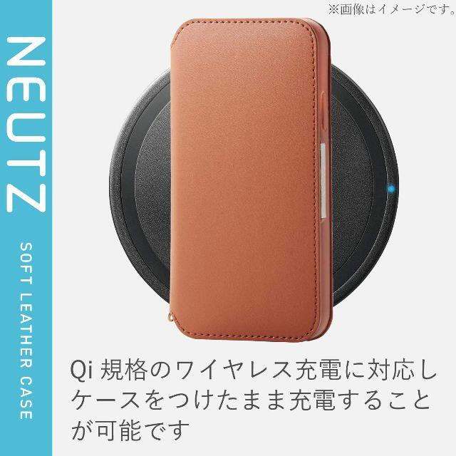 ELECOM(エレコム)のiPhone 11ケース 手帳型ケース NEUTZ ソフトレザーケース(ブラウン スマホ/家電/カメラのスマホアクセサリー(iPhoneケース)の商品写真