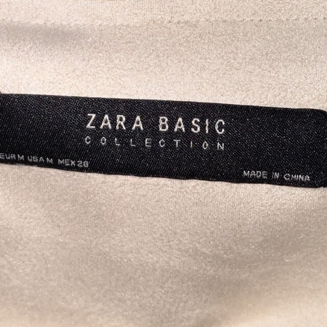 ZARA(ザラ)のザラ　ZARA スエード調　ノーカラー コート レディースのジャケット/アウター(ロングコート)の商品写真