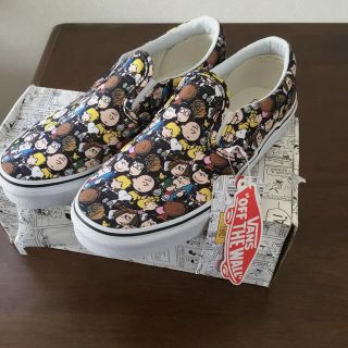 22.5cm  ヴァンズ　VANS  スヌーピー　スリッポン　スニーカー靴