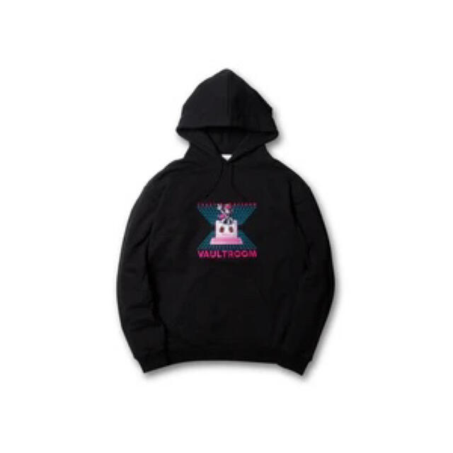 vaultroom × Selly Hoodie 黒　パーカー　Lサイズ