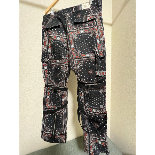 OFF-WHITE(オフホワイト)のROGIC ロジック PAISLEY PANTS ペイズリー ボンテージパンツL メンズのパンツ(ワークパンツ/カーゴパンツ)の商品写真