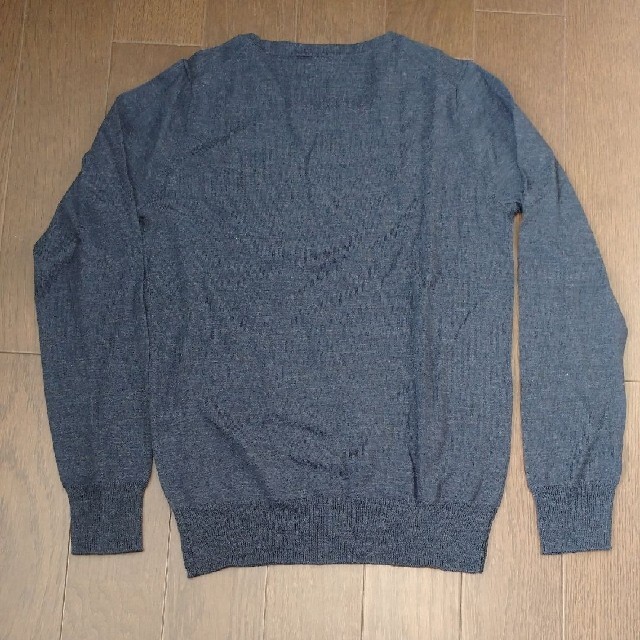 AEON(イオン)のレディス クルーネックセーター 紺 レディースのトップス(ニット/セーター)の商品写真