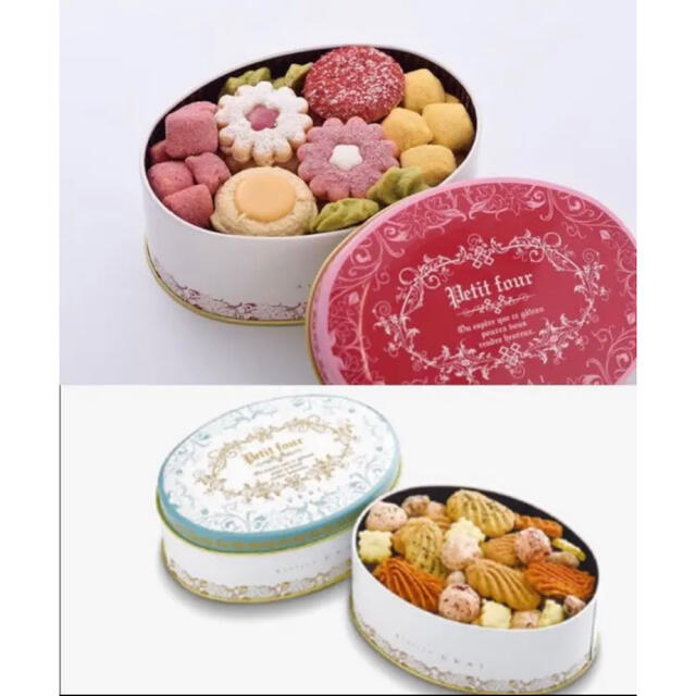 【3点セット】アトリエうかい 阪急限定フルール缶 ショコラ缶 クッキー サブレ