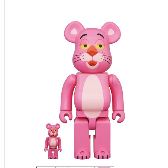 BE@RBRICK PINK PANTHER 100％ & 400％