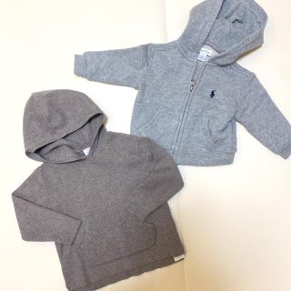 ラルフローレン(Ralph Lauren)のラルフローレンZARAパーカーベビー8070poloザラ赤ちゃんアウターニット(ニット/セーター)