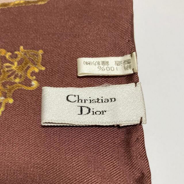 Christian Dior スカーフ 大判 ディオール カレ90 シルク 絹