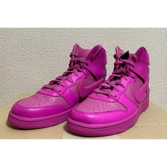 NIKE DUNK HI ✖️AMBUSH PINK 29.5cm 新品未使用靴/シューズ