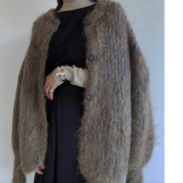 CLANE COLOR MOHAIR SHAGGY CARDIGAN  レディースのトップス(カーディガン)の商品写真