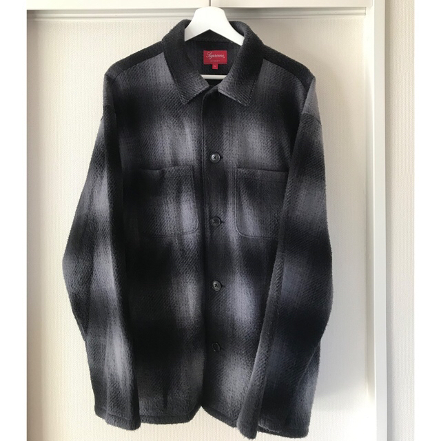 20aw Shadow Plaid Fleece Shirtシャツ