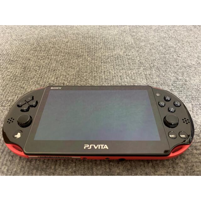 PlayStation Vita(プレイステーションヴィータ)のPCH-2000 PS VITA Pink/Black エンタメ/ホビーのゲームソフト/ゲーム機本体(携帯用ゲーム機本体)の商品写真