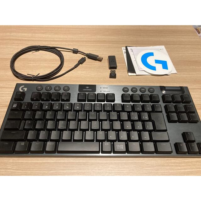 Logicool G913 TKL LIGHTSPEED タクタイル　茶軸