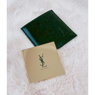 イヴサンローランボーテ(Yves Saint Laurent Beaute)のイヴ・サンローラン☆エナメルケース付きミラー(ミラー)