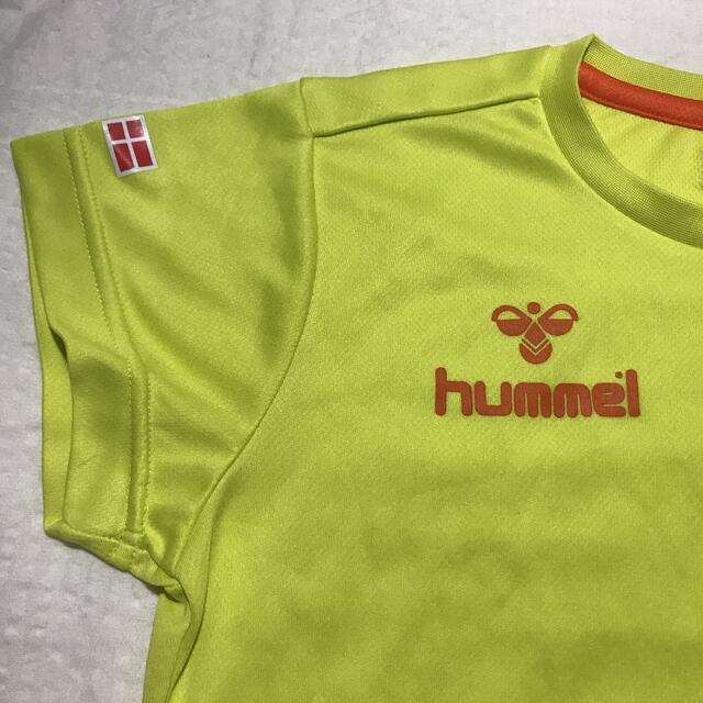 hummel(ヒュンメル)のヒュンメル　Tシャツ　イエロー×オレンジ スポーツ/アウトドアのランニング(ウェア)の商品写真